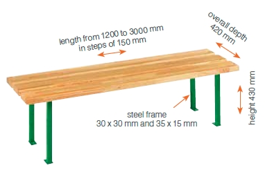 Floor bench