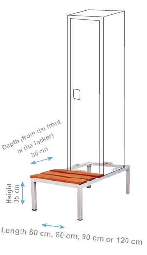 Steel bench holder