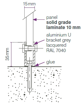 Water sealing panel